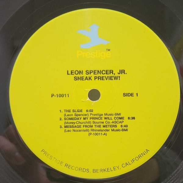 Leon Spencer, Jr. / Sneak Preview [PR 10011, P-10011] - 画像3