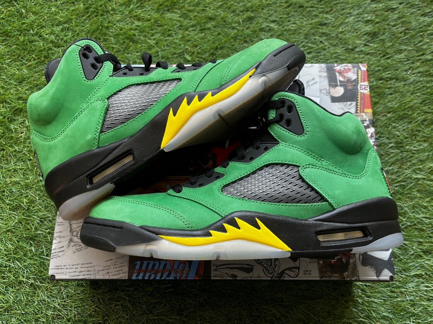 NIKE AIR JORDAN 5 RETRO SE OREGON DUCKS CK6631-307 28cm 66476 