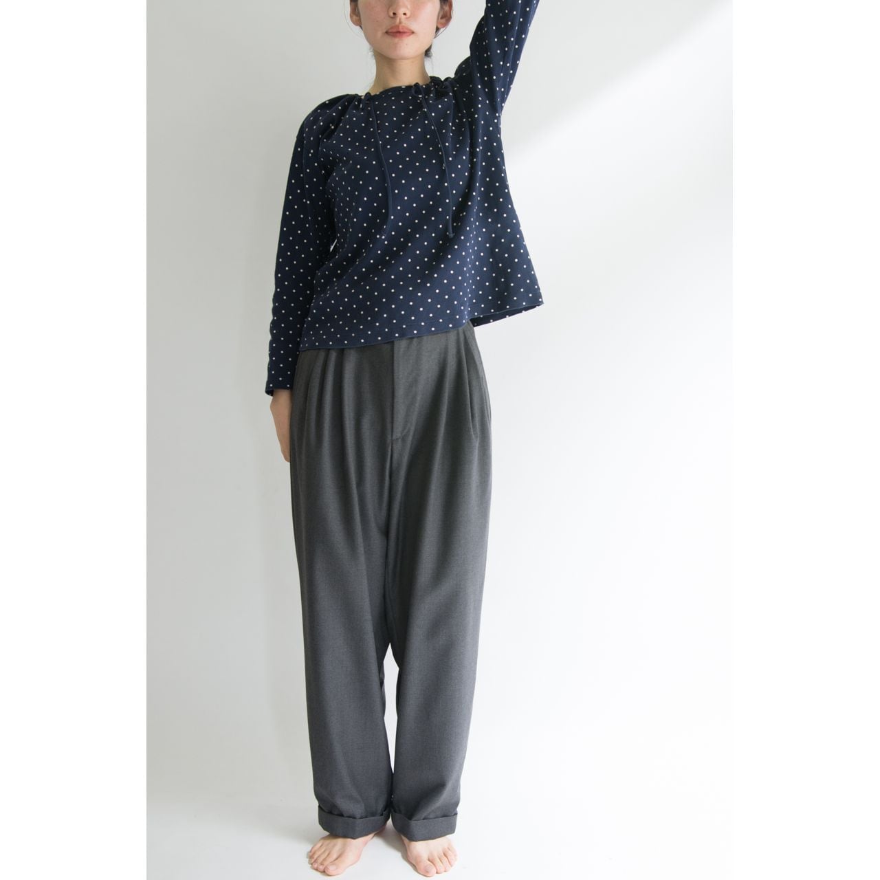 【I.S. Issey Miyake】80's dot printed T-shirt （イッセイミヤケ ドット柄Tシャツ ）5d