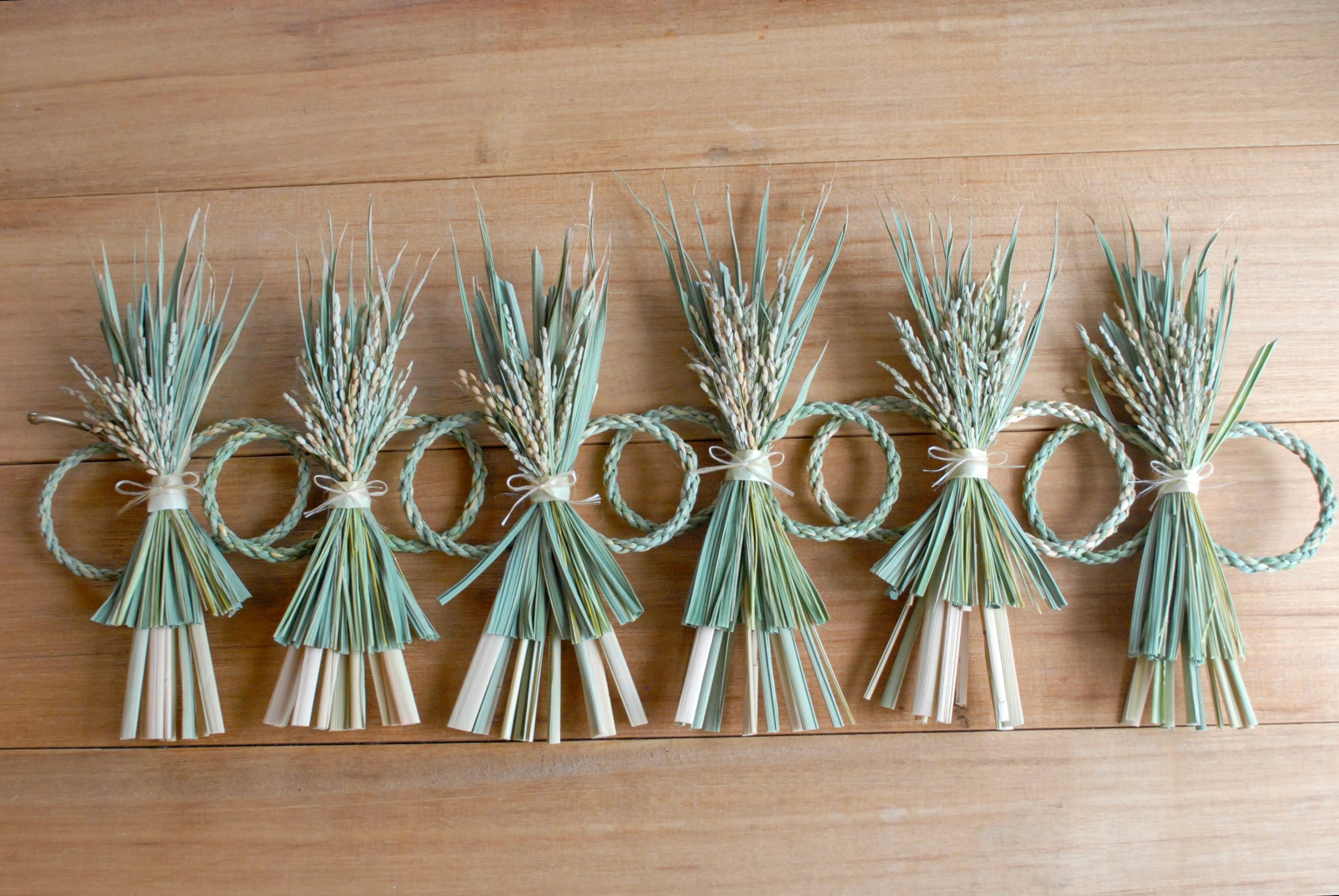 moma様リクエスト商品 真菰【叶い結び飾り】一重　七組 moma様リクエスト商品 真菰【叶い結び飾り】一重 七組