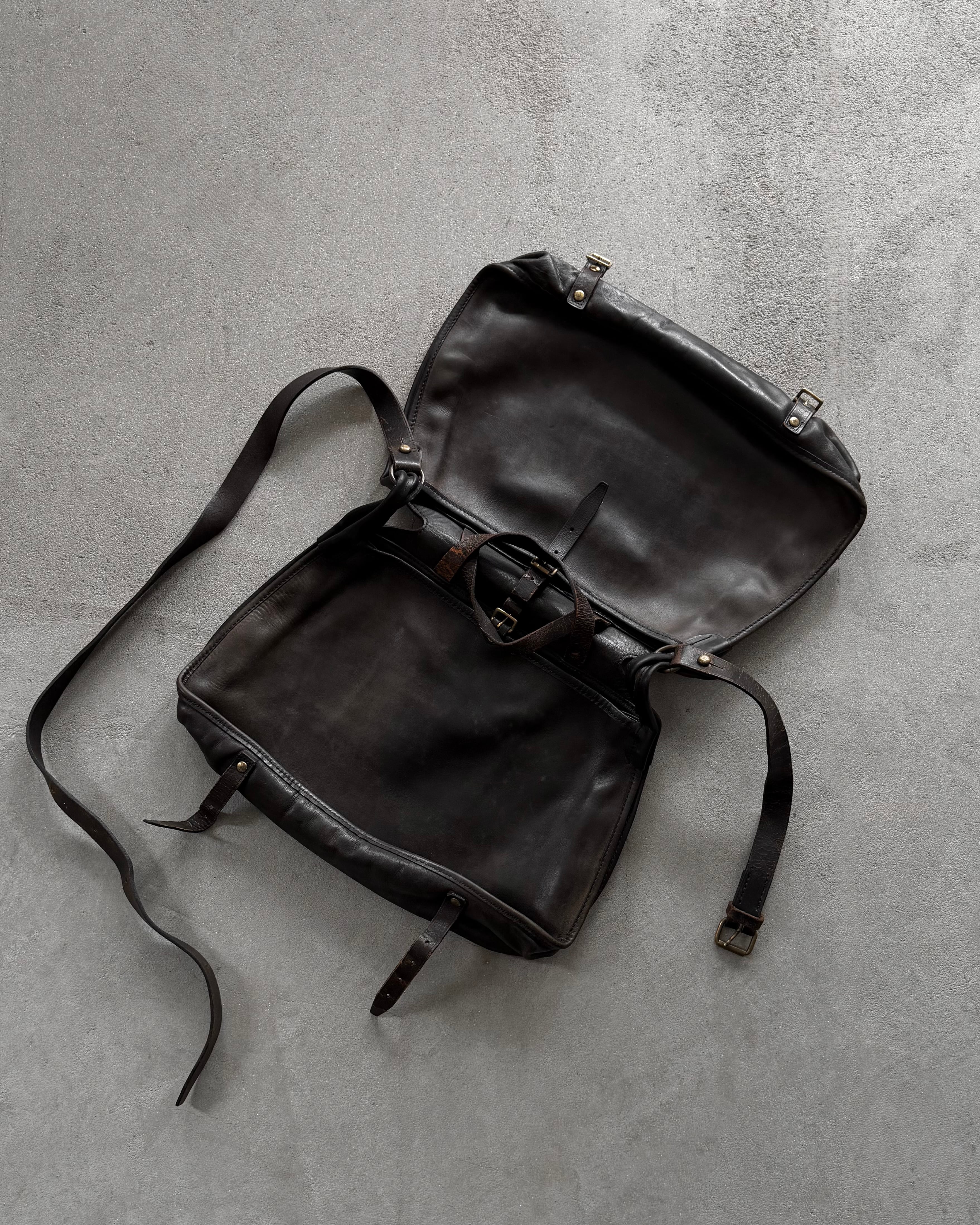 Comme des Garcons Homme Plus faux fur messenger bag | ether