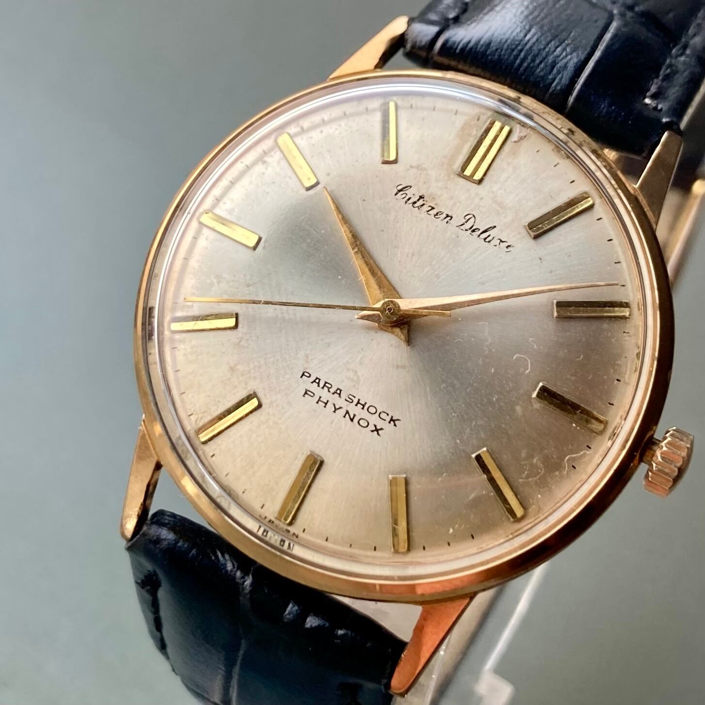 アンティーク:CITIZEN DELUXE(シチズンデラックス)手巻腕時計23石 目だた
