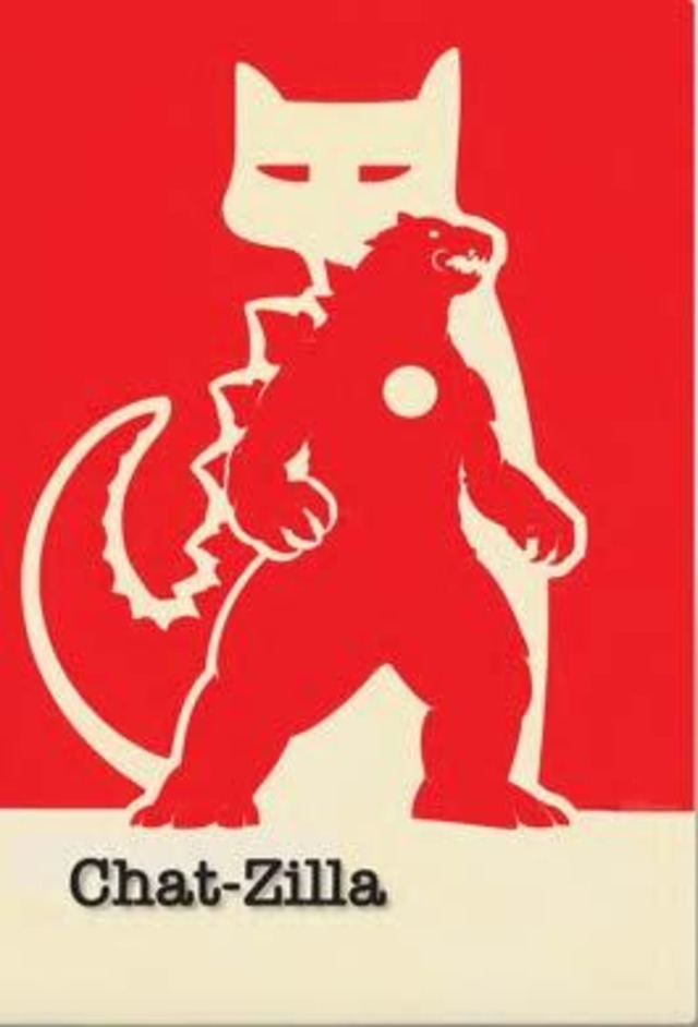George Bayer   "Chat Zilla"  Original