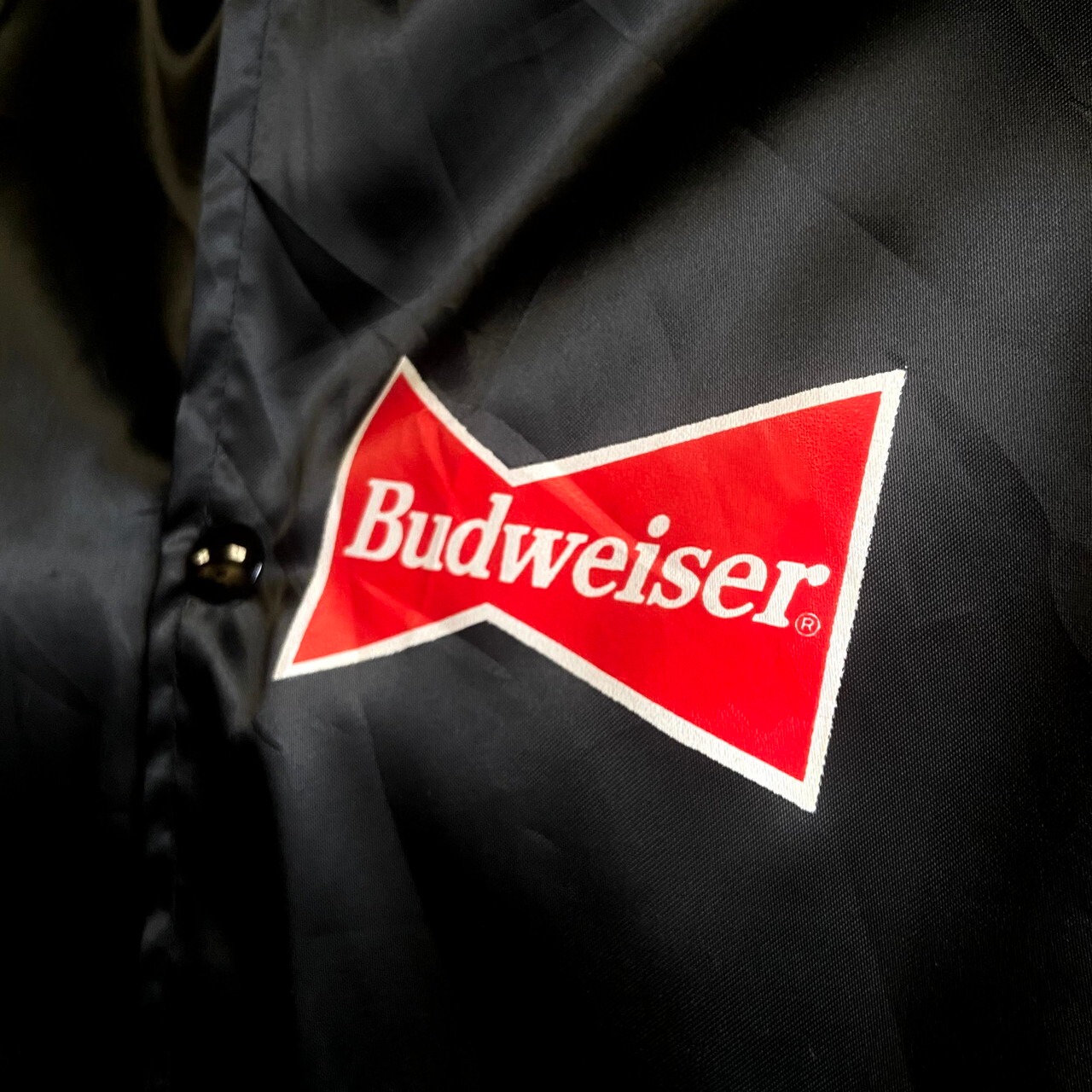80年代 USA製 Budweiser バドワイザー サテンスタジャン アワード 