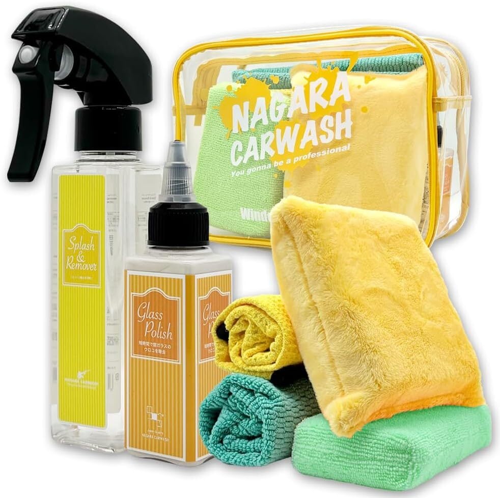 ながら洗車】スプラッシュ＆ガラスポリッシュ『 ウロコ退治と強撥水で
