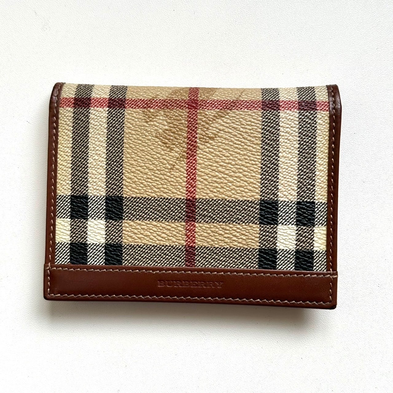 バーバリー BURBERRY 名刺入れ カードケース ノバチェック ブラック
