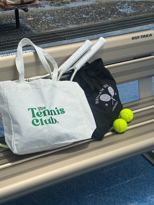 Racket logo tote bag (black)
