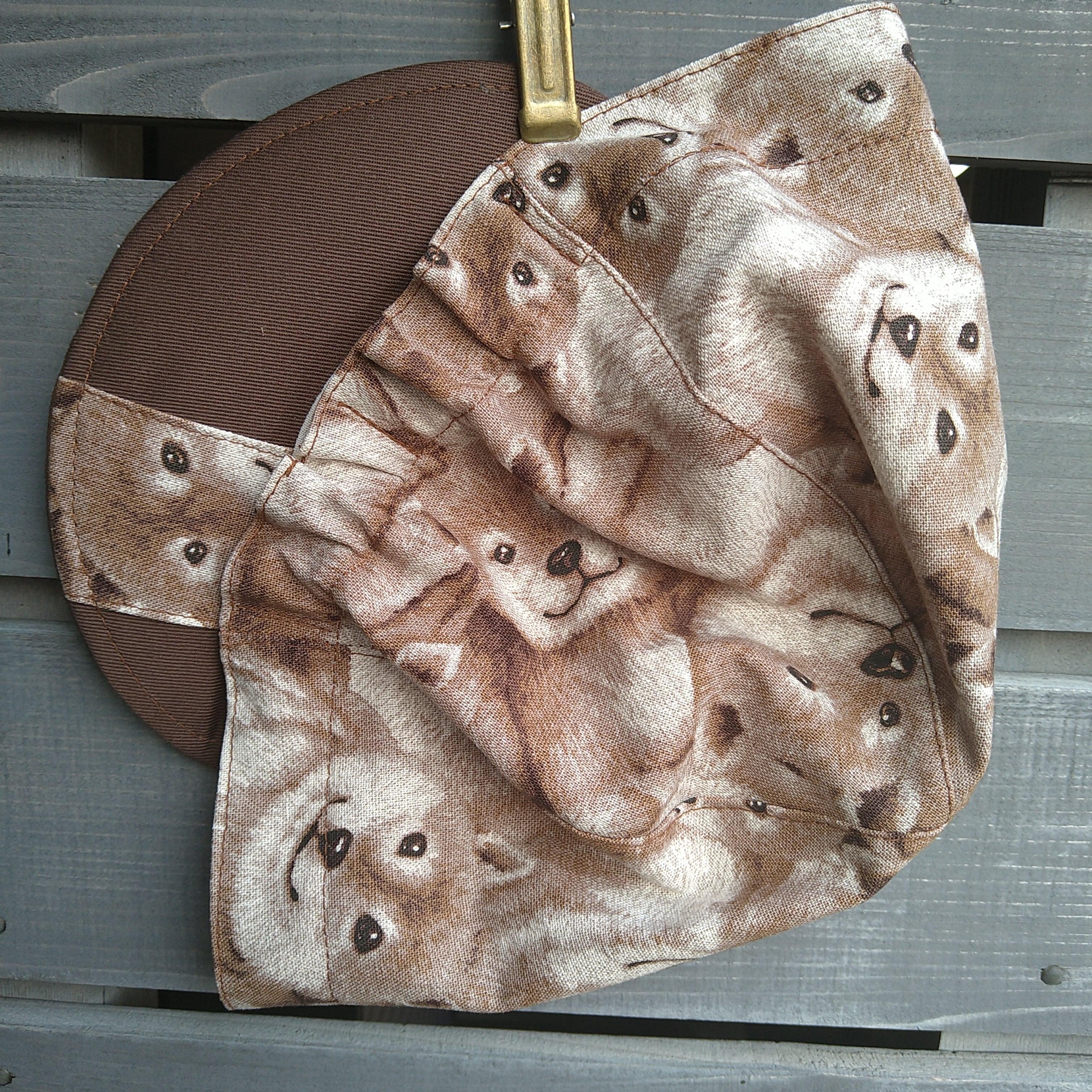 サイクルキャップ ぎっしり柴犬 | Cyclone | ハンドメイドのゆるかわ