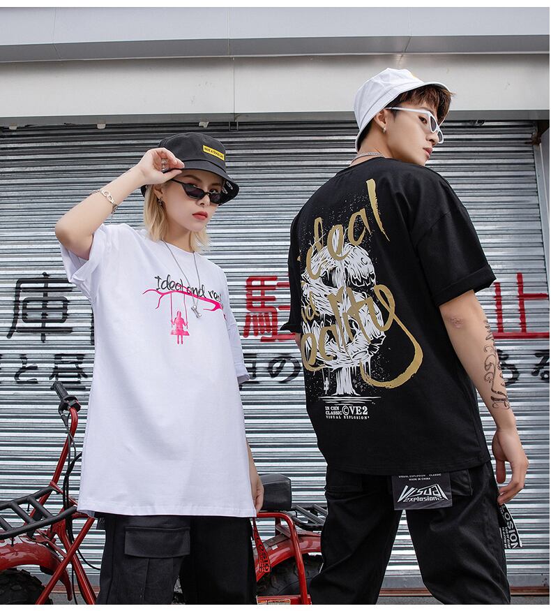 全3色 Tシャツ カットソー プリント カジュアル ユニセックス