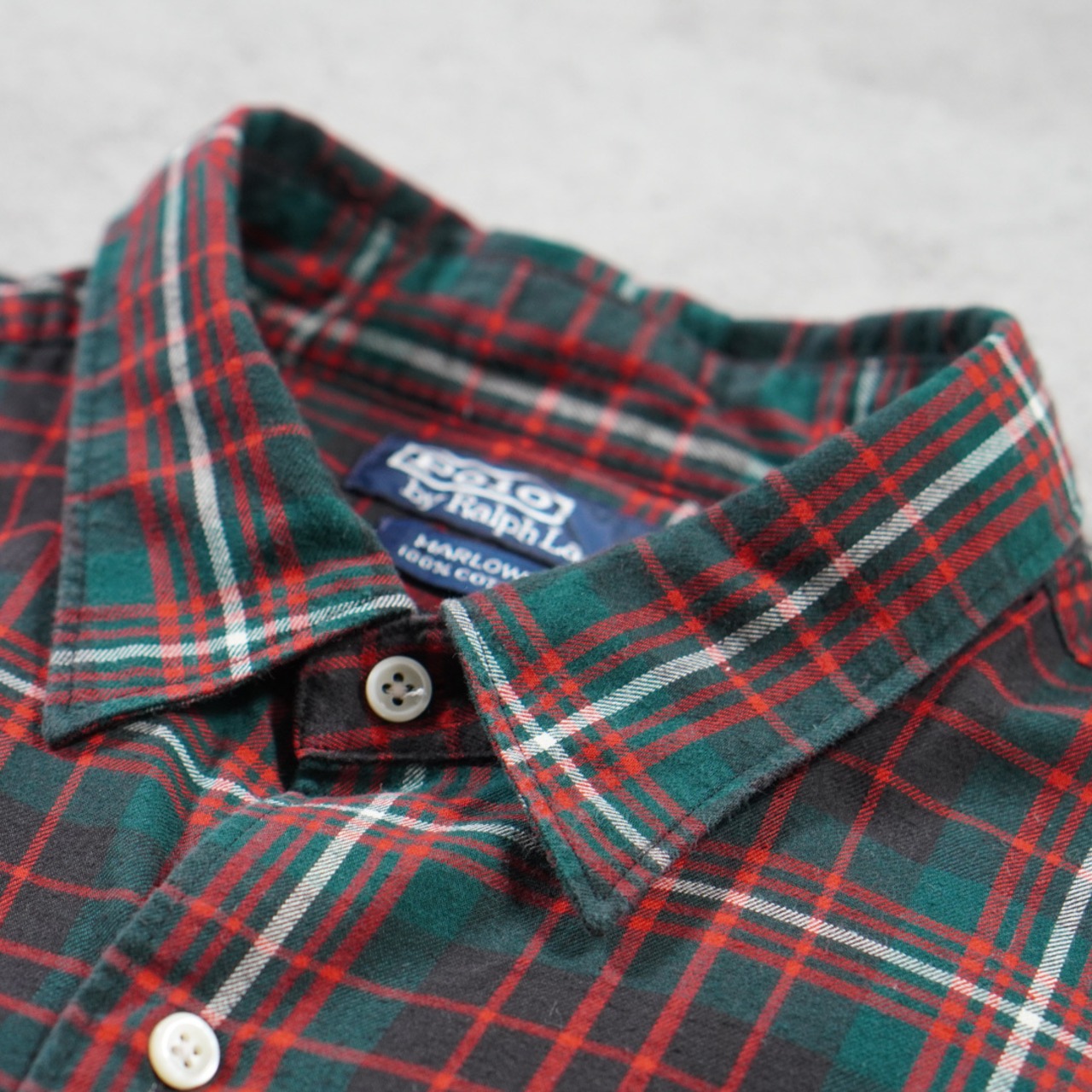 Ralph Lauren plaid shirt MARLOWE XL 古着 - 3