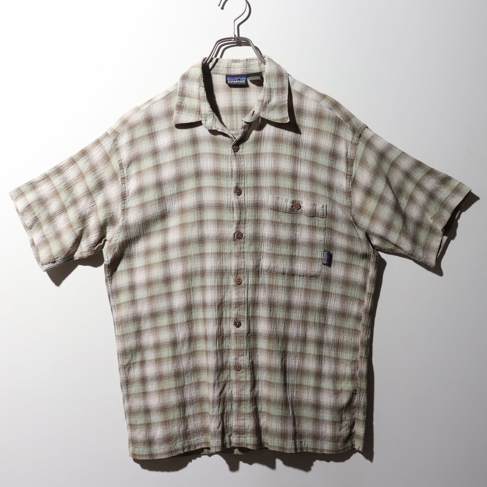 極美品 M 01年 A/C Yarn Dyed Shirt オンブレチェック シャツ