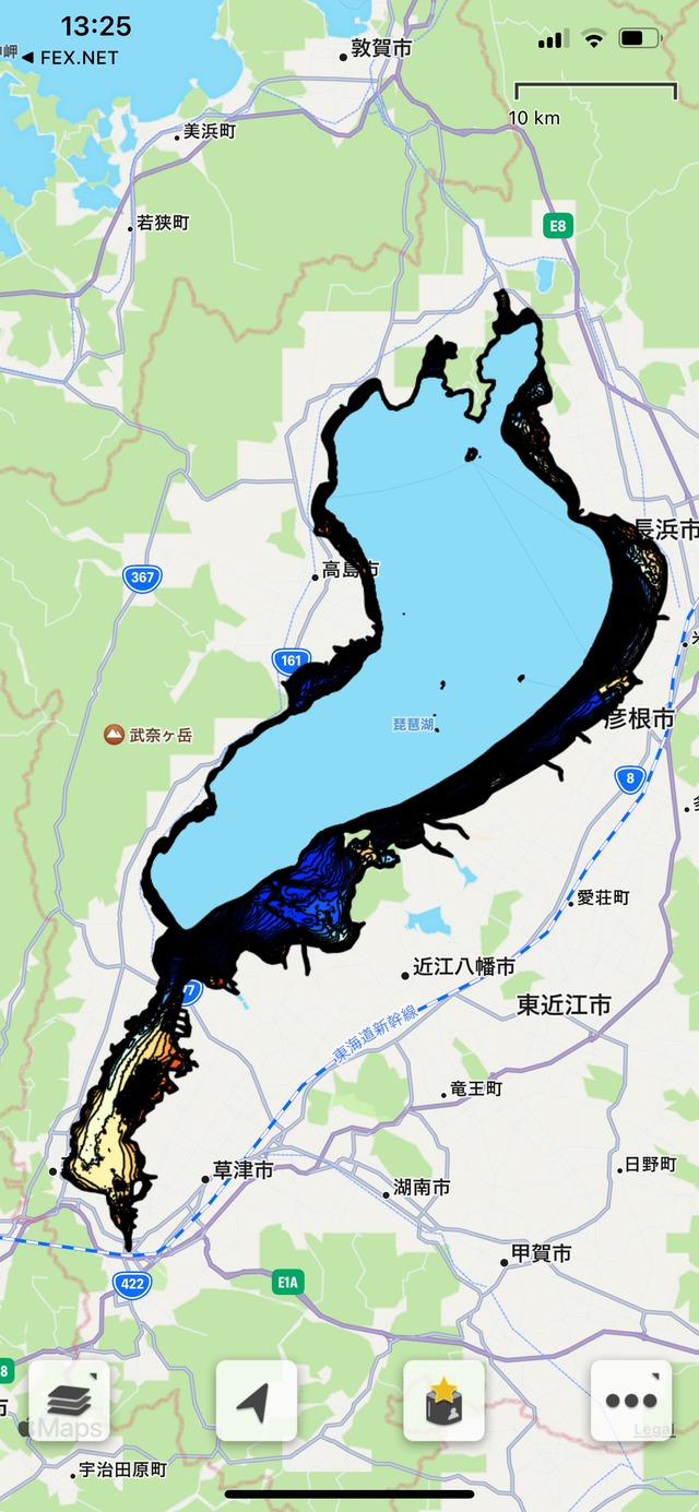 ローランスGEN2 touch 7in 琵琶湖MAP付き了解ですありがとうございます