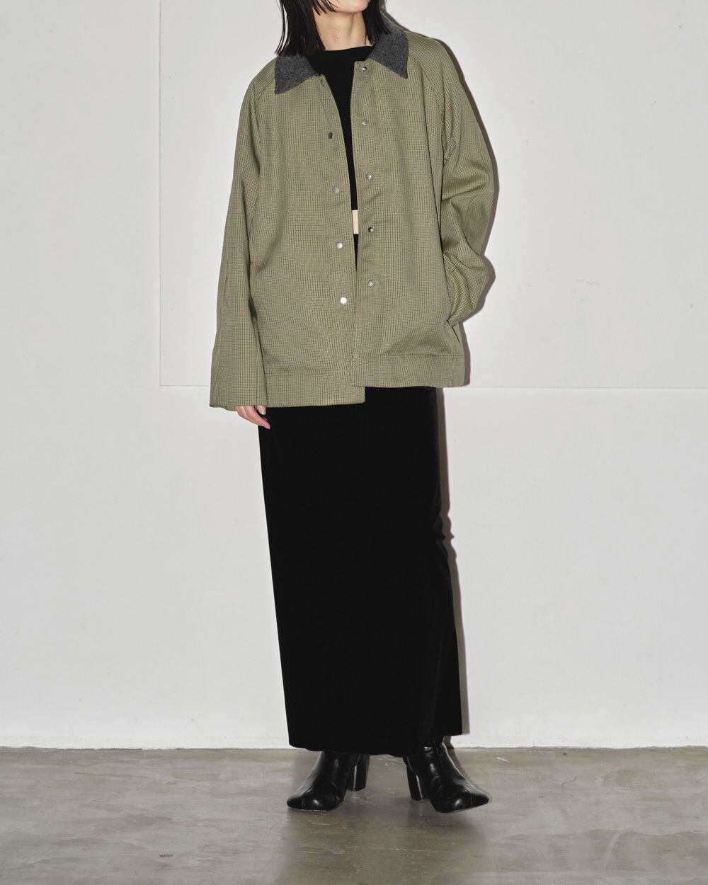 TODAYFUL Pencil Velour Skirt 36