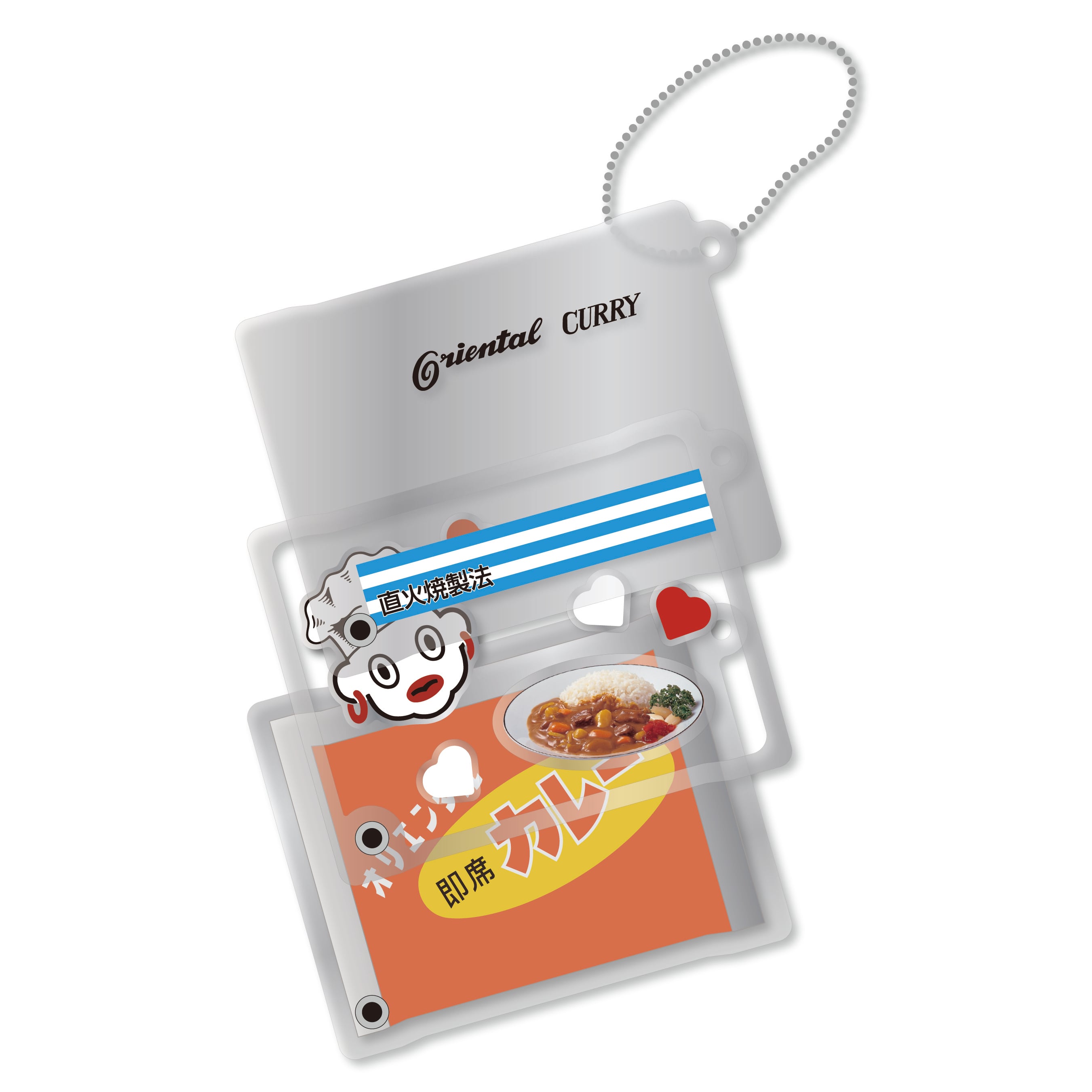 オバレク ノイル アクリルキーホルダー オムニショップ オリエンタルカレー しゃかしゃかアクリルキーホルダー | ニッポンノイチ
