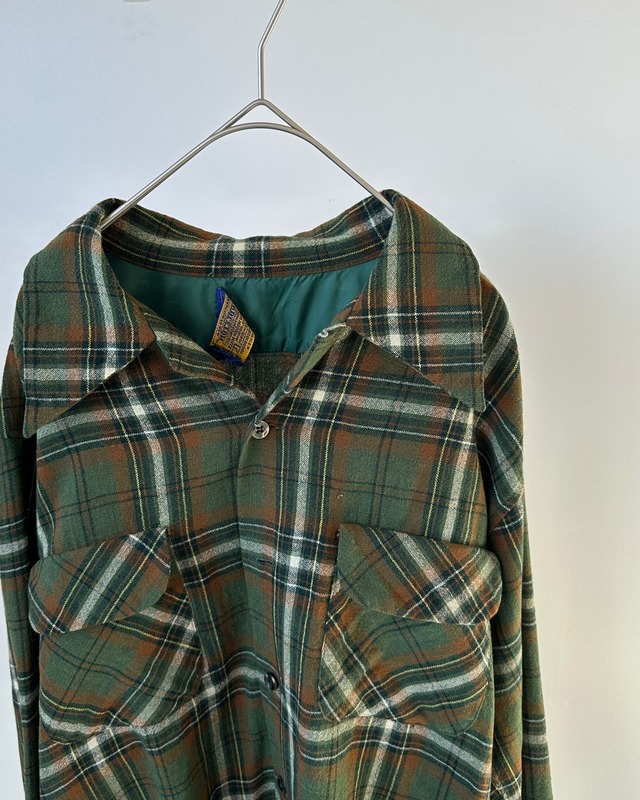 -Pendleton- Vintage 70s L Board Shirt made in USA