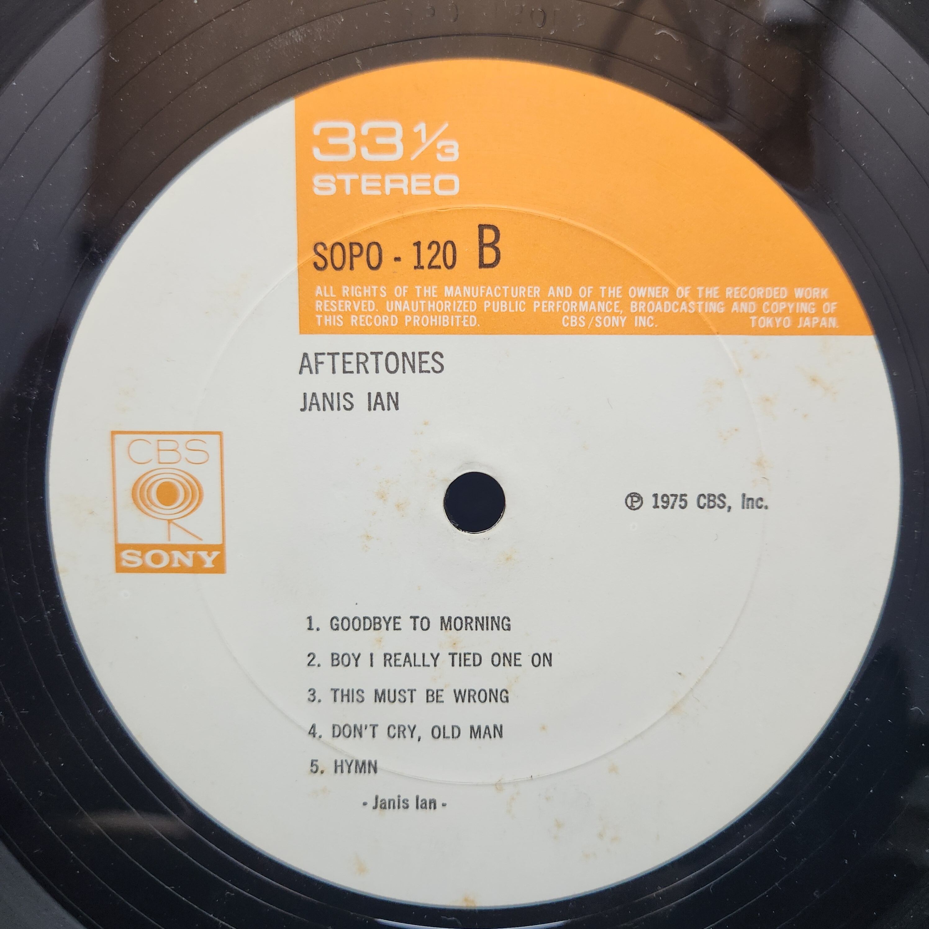 Janis Ian / Aftertones [SOPO 120, SOPO-120] - 画像4