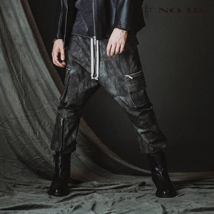 glamb グラム パンツ メンズ Knit Denim Cargo Pants/ニットデニム