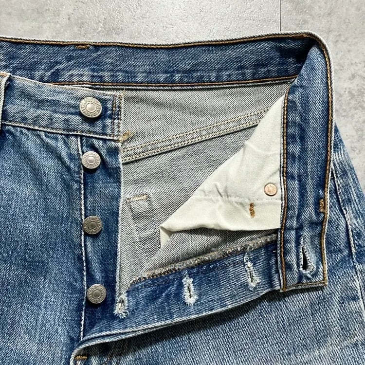 W29 L32】00's US.Levis 501 リーバイス サンベニート工場(553) ボタン