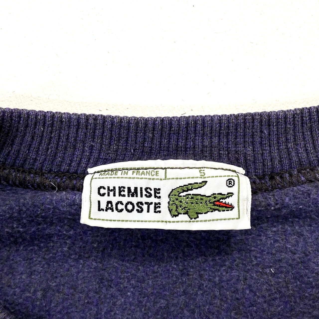 70〜80年代 CHEMISE LACOSTE ラコステ スウェットシャツ メンズM~L相当 
