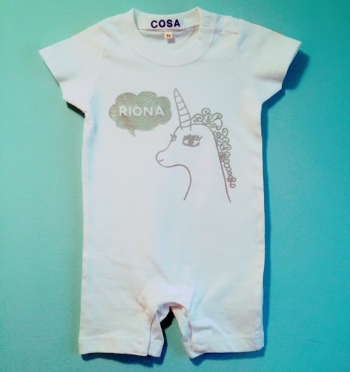 COSA UNICORN BABY ROMPERS (名入可)