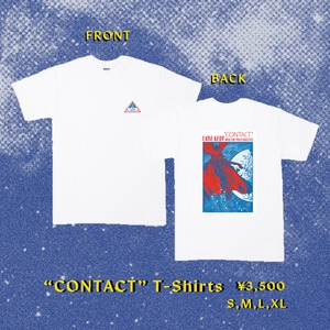 "CONTACT" Tシャツ