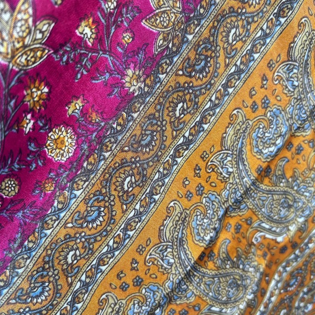 シルク巻きスカート0811