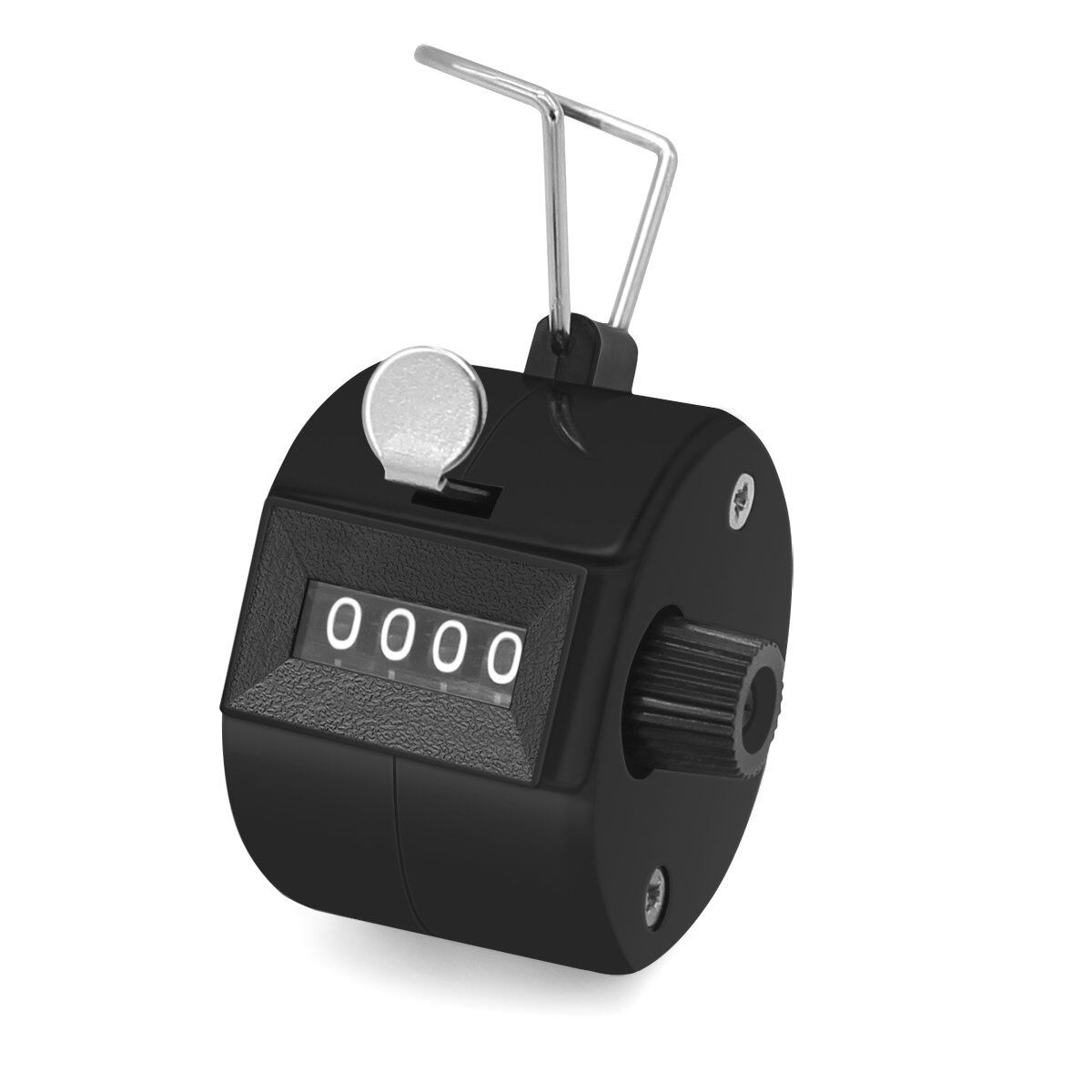 AmzBarley 数取器 カウンター カウント プラスの数取器 数取り器 手持型 タリー 4桁 手掌用 軽量 携帯便利 取付用 手動 入場者 交通量 野鳥観察 スポーツ競技用 計数 卓上式数取器 投球数カウンター 野球 カウンター 1個入 (ブラック)