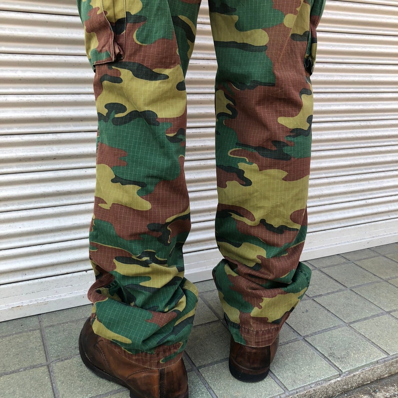 ベルギー軍 実物 M-90 ジグソーカモ 迷彩 カーゴパンツ ユーロ ベルギー軍 実物 M-90 ジグソーカモ 迷彩 カーゴパンツ ユーロ
