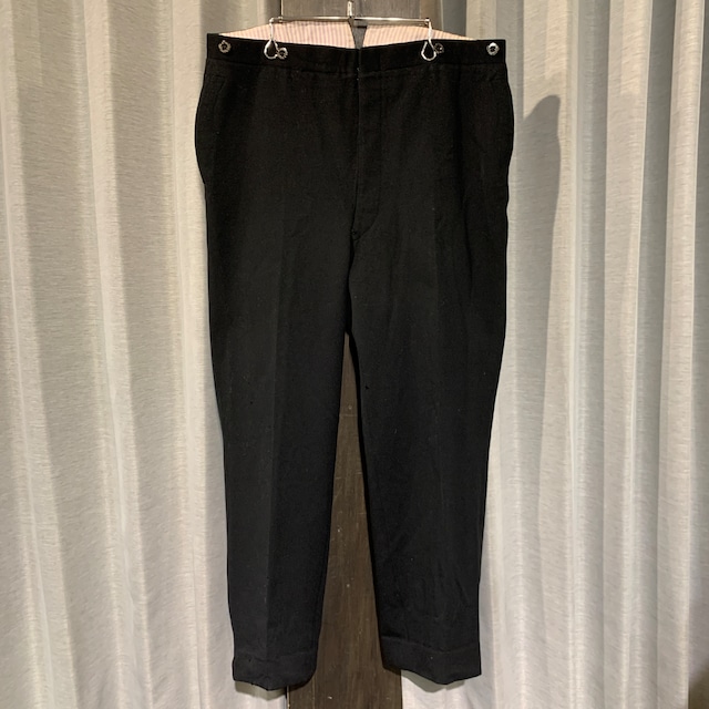 SOLIDE ELEGANT SLACKS BUCKLE BACK