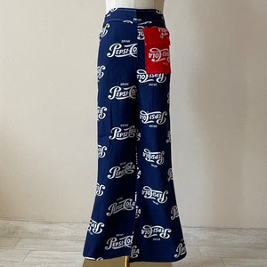 【Dead Stock】PEPSI-COLA 70s Bell Bottom Pants W194