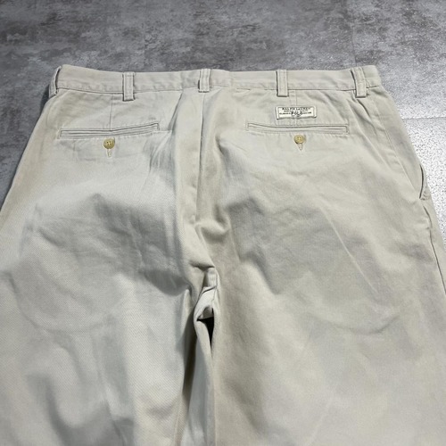 00s Polo by Ralph Lauren 36/30 ホワイトチノパンツ 詳細写真7