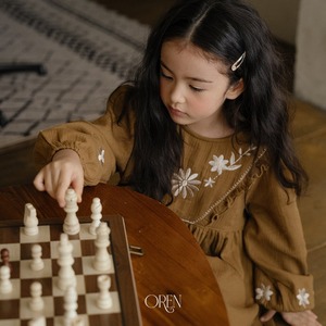 【2点送料無料】«予約»«Oren» フルールワンピース 2colors