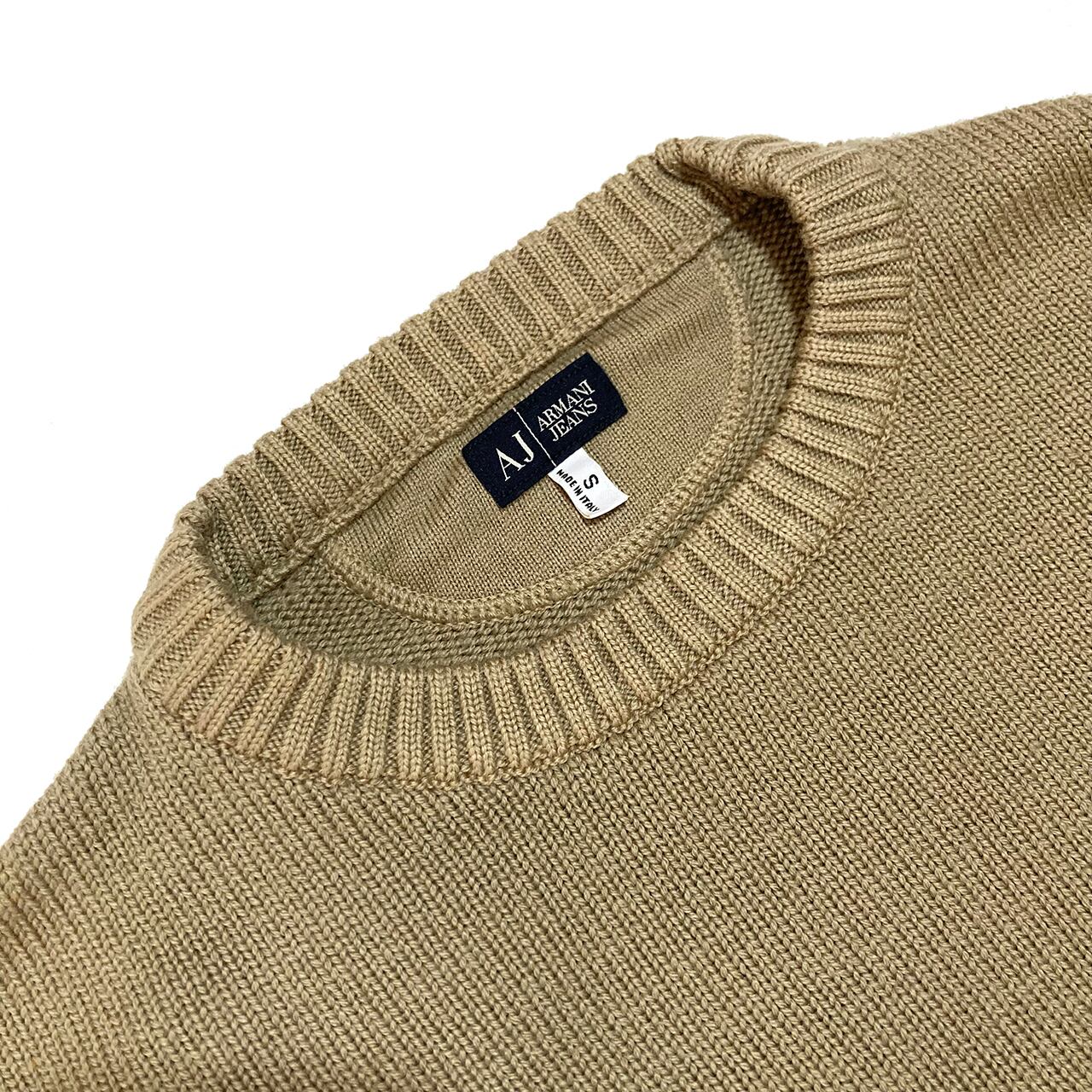 ARMANI JEANS Archive made in Italy Ssize Beige Virgin Wool