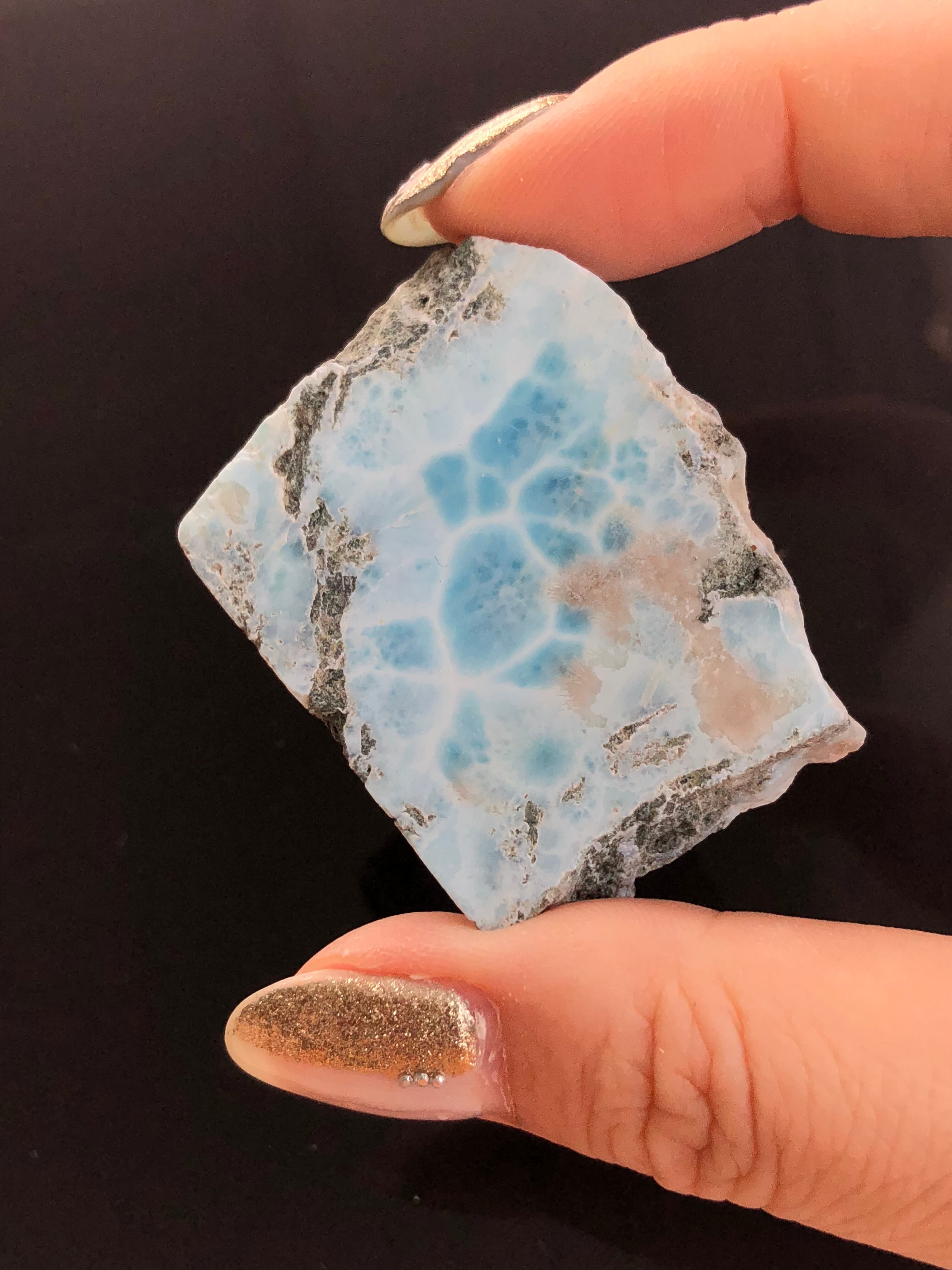 レア！ラリマーのスライス原石NO7