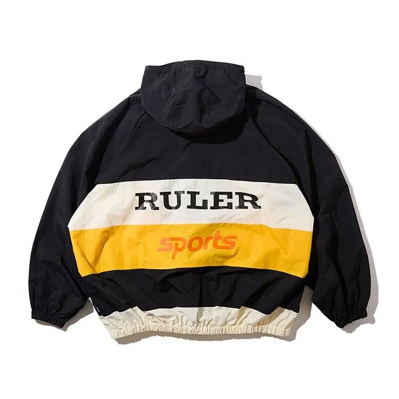 90sRunBird 人気絶頂期の明大ラグビーモデルウインドブレーカー上下XL RULER (ルーラー) R.S. WINDBREAKER ルーラー ウインドブレーカー