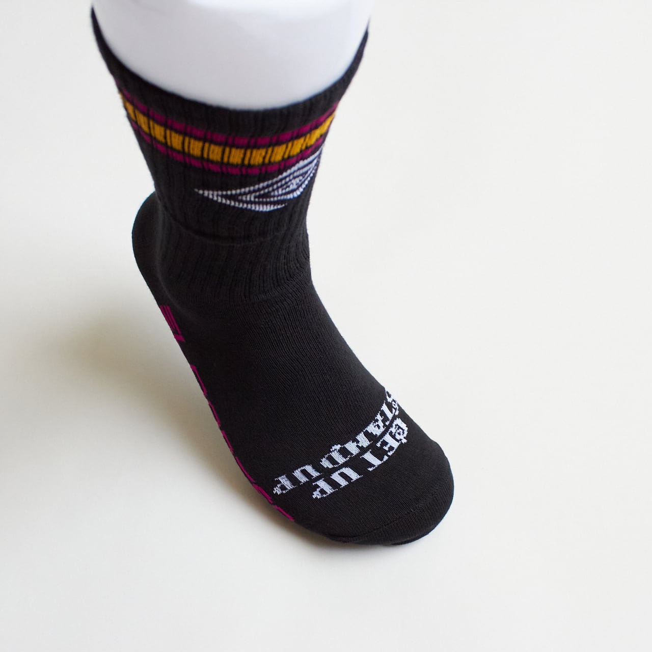 Ladies(23-24.5cm) ELDORESO（エルドレッソ）DYB Middle Socks (Black