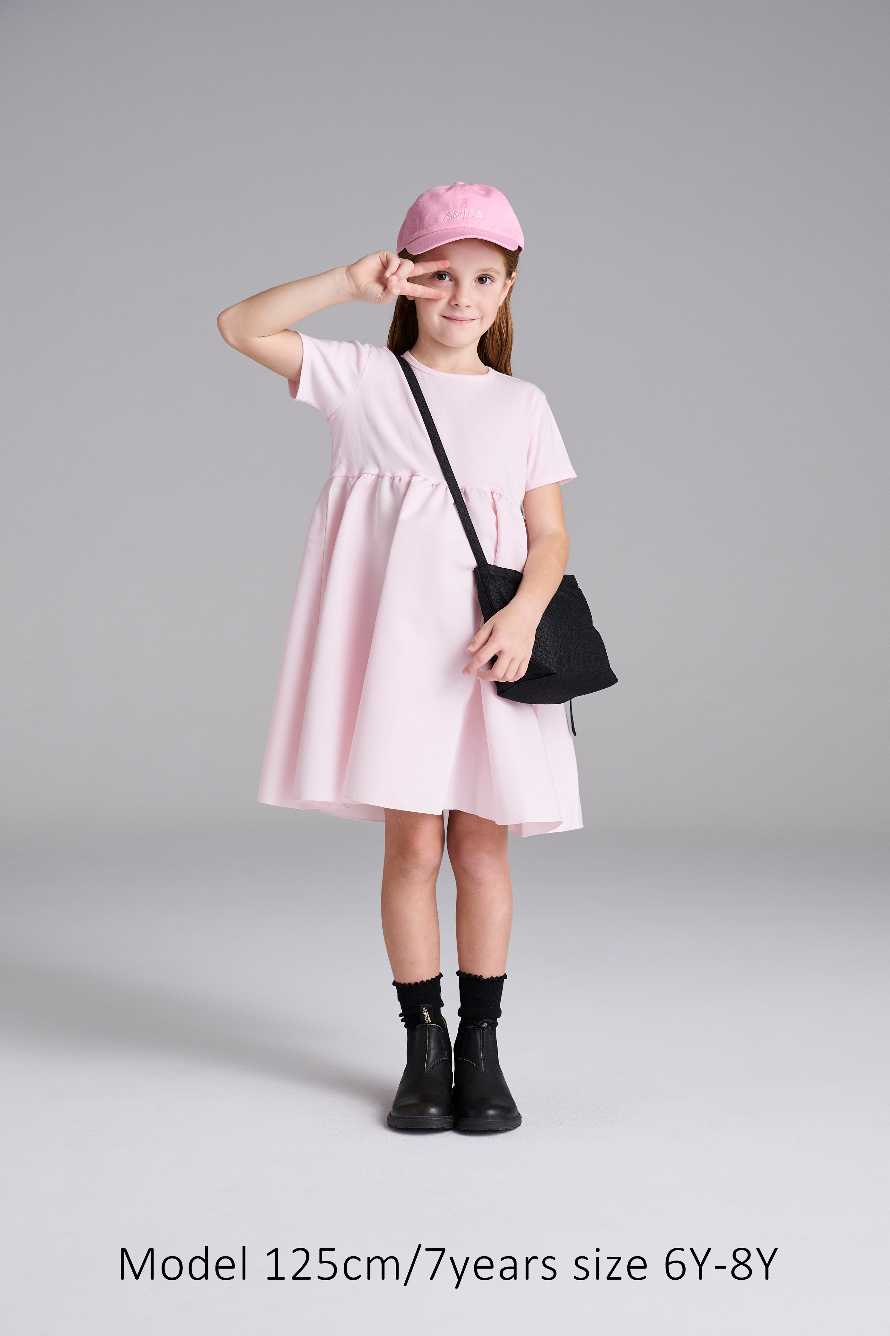 AMIKA•kids バレリーナロングT-ドレス　4Y〜7Y AMICA・kids(アミカキッズ)｜バレリーナT-ドレス/ブラック の