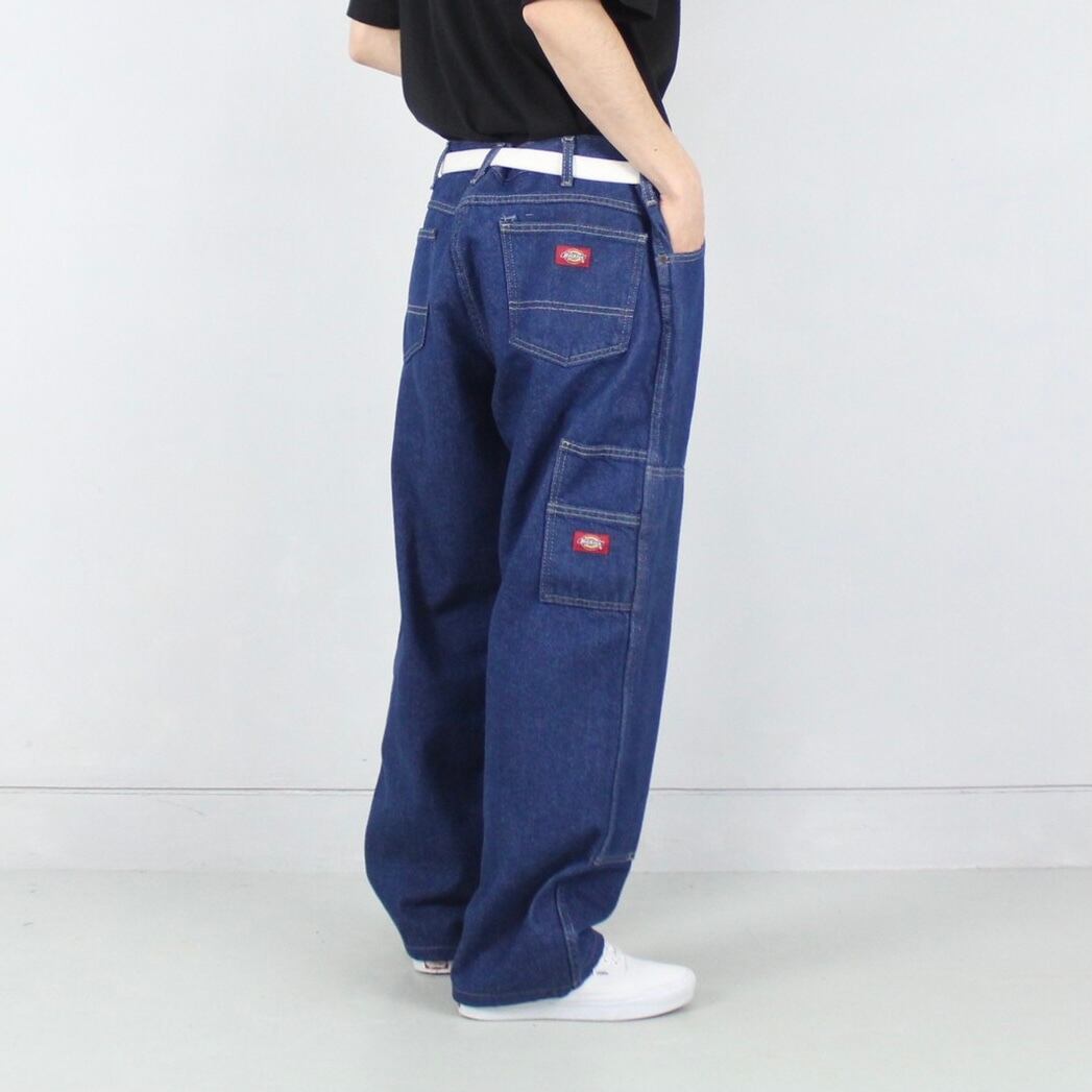 Dickies ダブルニー ワイドデニム ペインターパンツ【FF-5326】 | cv