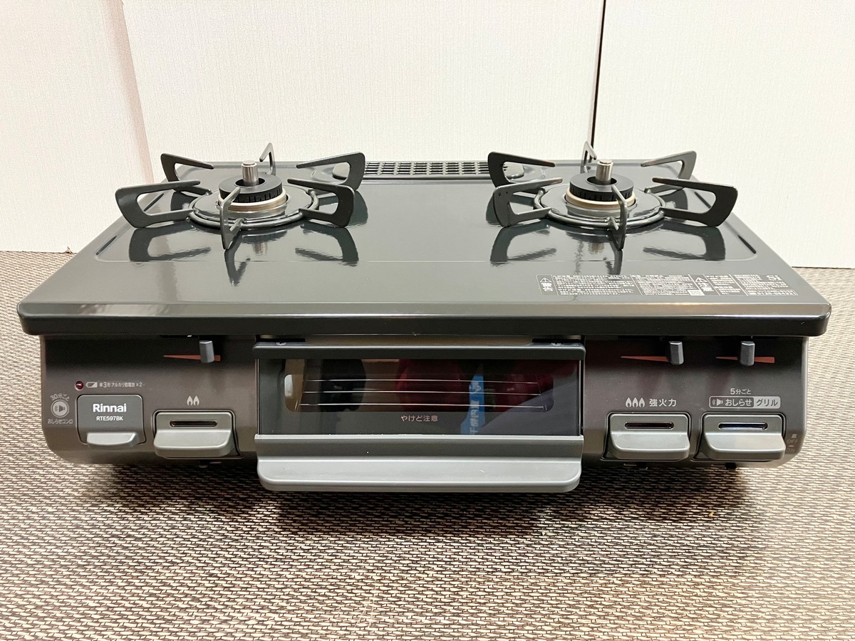 都市ガス用】Rinnai リンナイ ガスコンロ RTE597BKR 【公式通販】 2024 