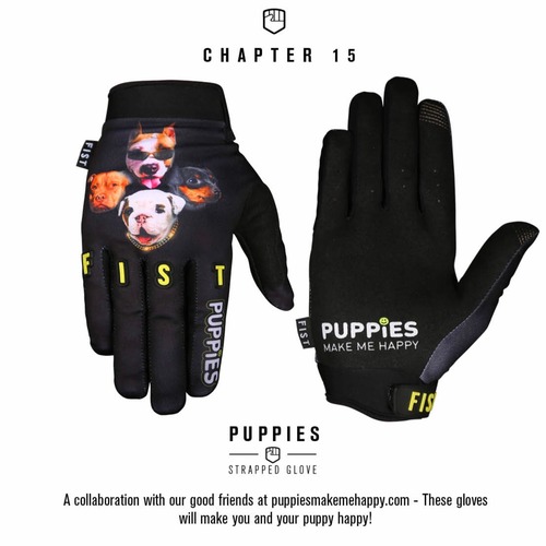 ※FIST Handwear #15  PUPPIES MAKE ME HAPPY GLOVE