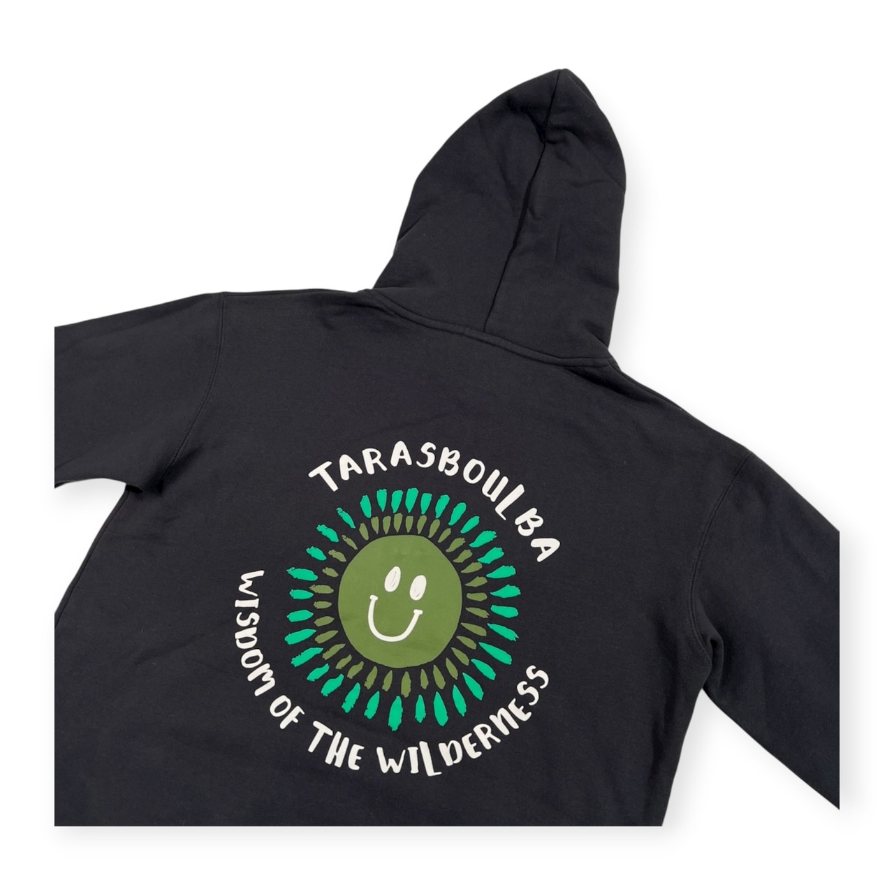 TARAS BOULBA タラスブルバ バックプリント 裏起毛 スウェット パーカー サイズ M /グレー/アウトドア