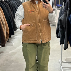 Carhartt used duck vest SIZE:L