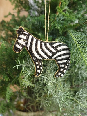 beads ornament "zebra"