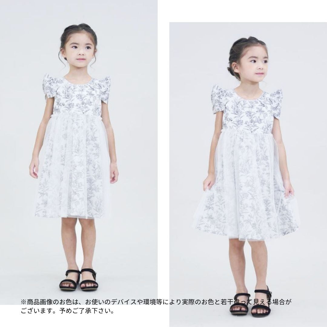 フローラルチュールドレス】 Little s.t. by s.t.closet 春 夏 フローラルチュールドレス】 Little s.t. by s.t.closet 春 夏