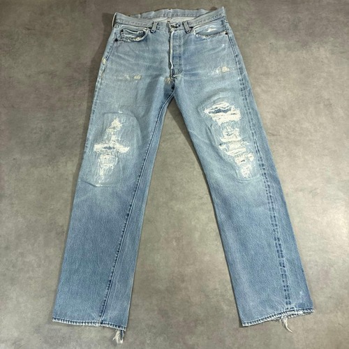 80s Levi's 赤耳 デニムパンツ ボタン裏524 USA製 ブルー