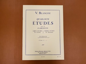 教本　ルデュック社　40の旋律的で発展的な練習曲 第1巻／ブランクー
