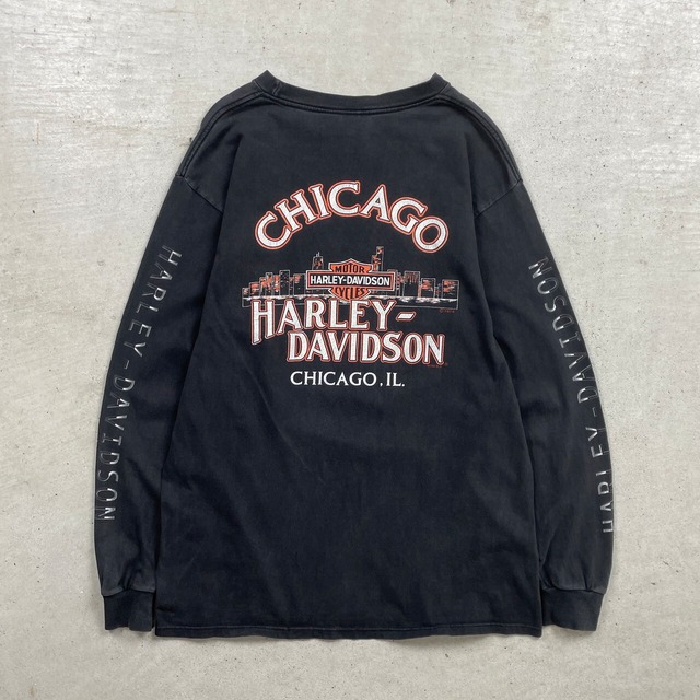 90年代 USA製 Harley-Davidson CHICAGO ハーレーダビッドソン シカゴ 