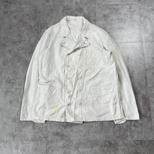 40-50s フランス軍 Vポケット ダブル フレンチワークジャケット