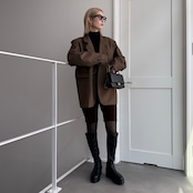 corduroy biker PT/brown