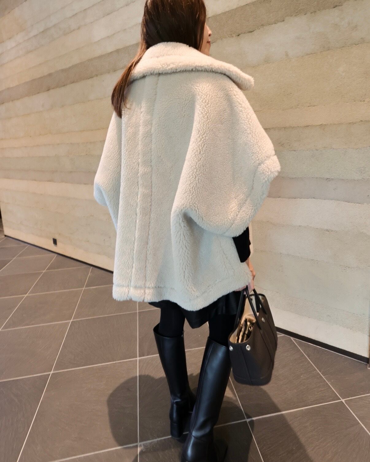 予約商品】Teddy Boa Cape Coat | conforobe(コンフォローブ)